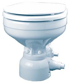 Raritan® SeaEra Whisper Flush Raw Water Macerating Toilet Marine Bowl